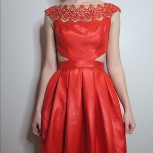 Sherri Hill red cocktail dress